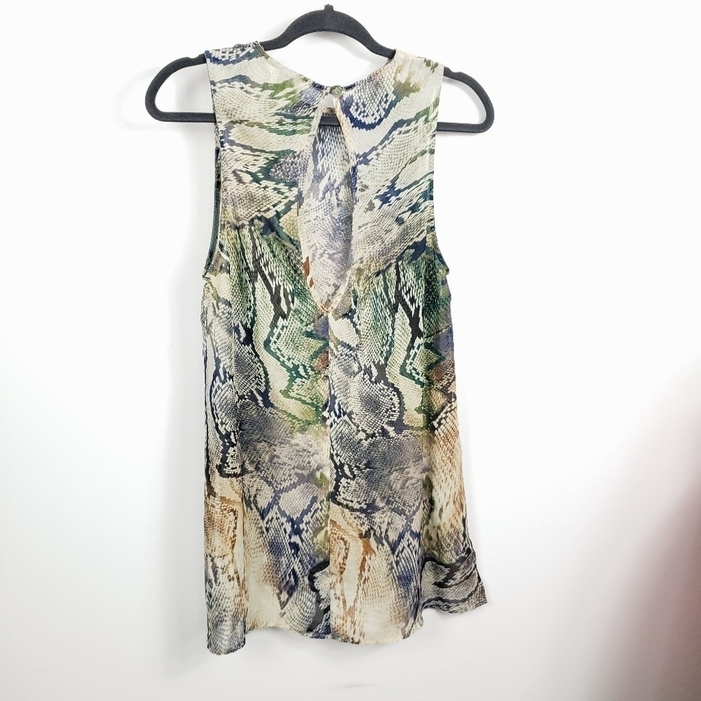 Show me your mumu sleeveless python print tunic size small - Picture 4 of 8